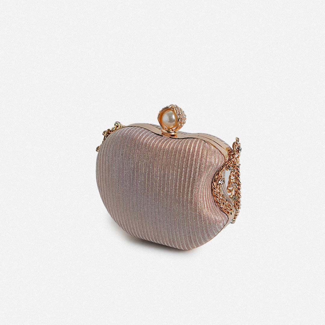 Apple Clutch With Chain