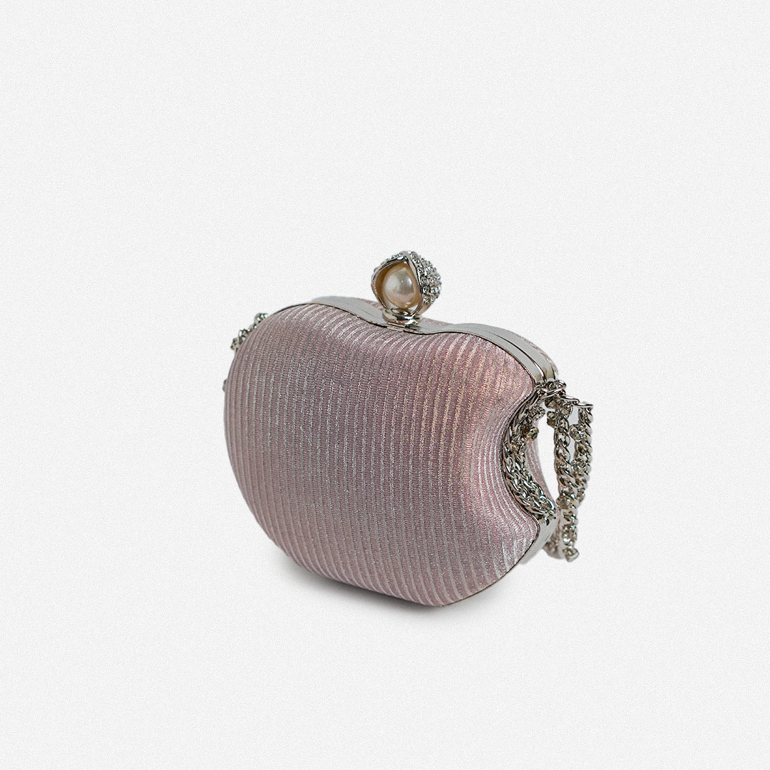Apple Clutch With Chain