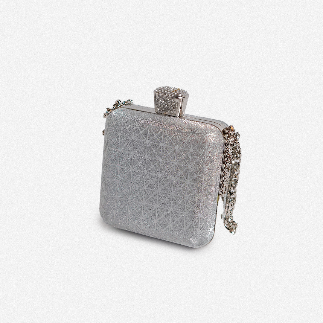 Square Clutch With Chain