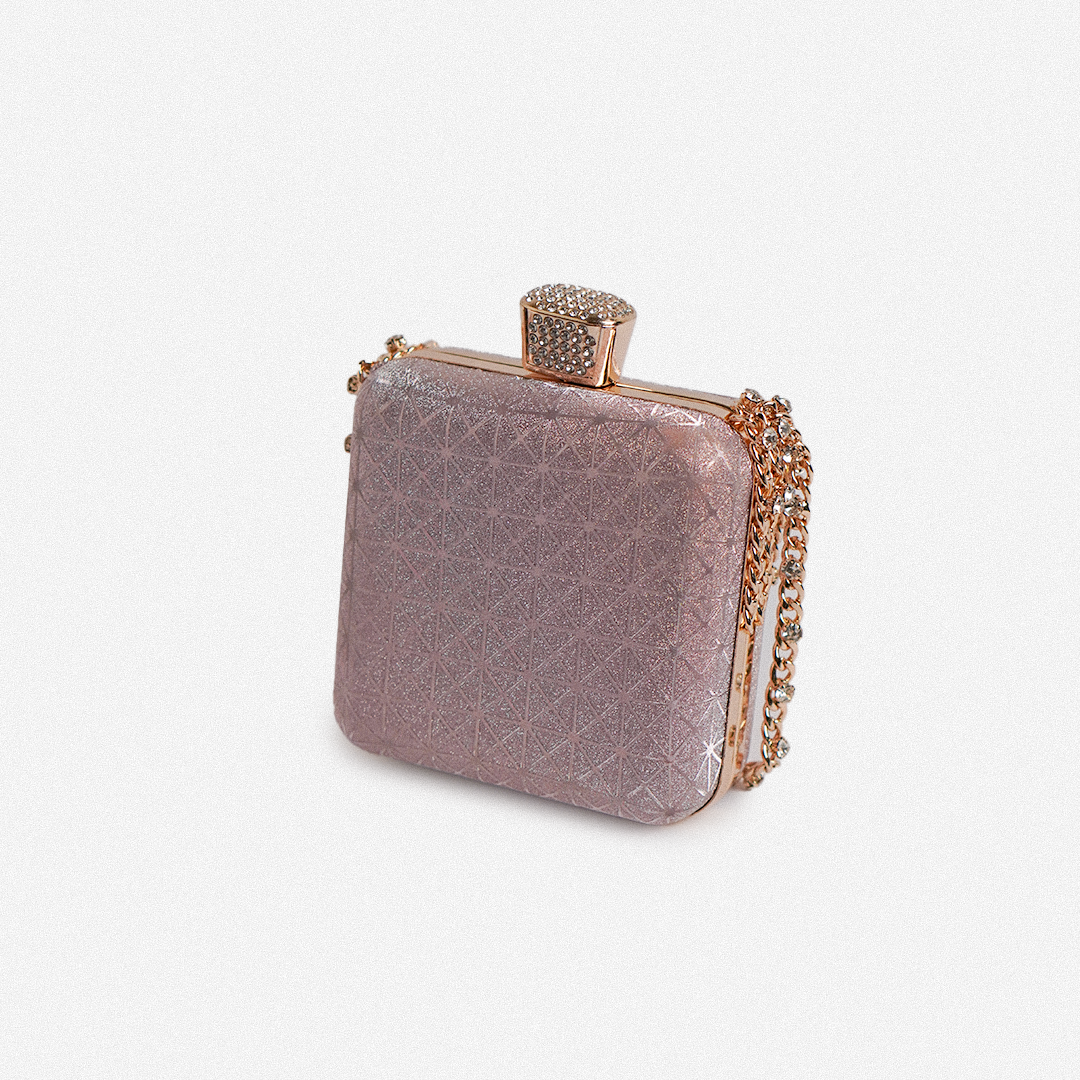 Square Clutch With Chain