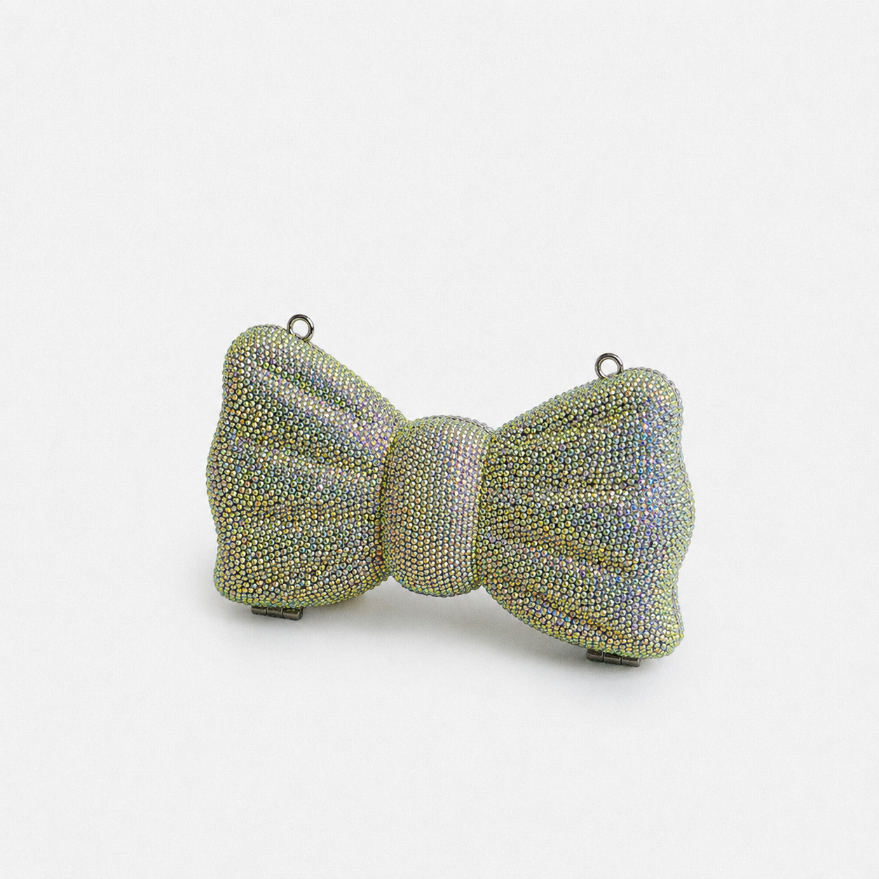 The Mini Metallic Bow Clutch