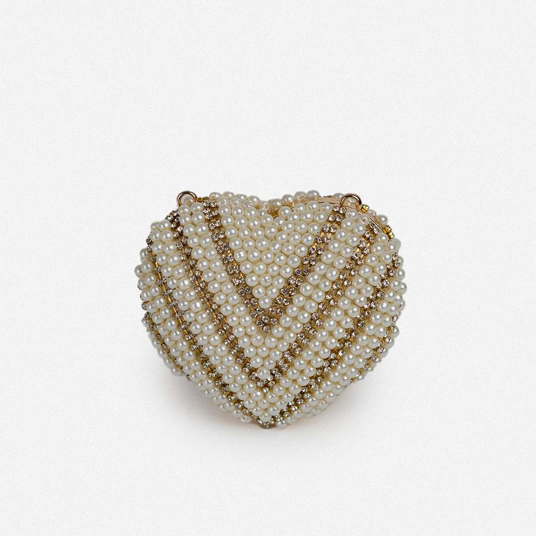 Two Side Mini Pearl Clutch