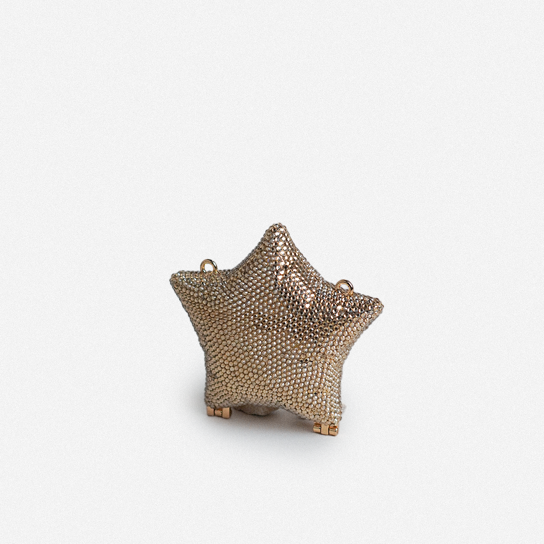 Mini Metallic Star Clutch